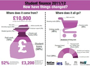 Small image of info graphic for student income